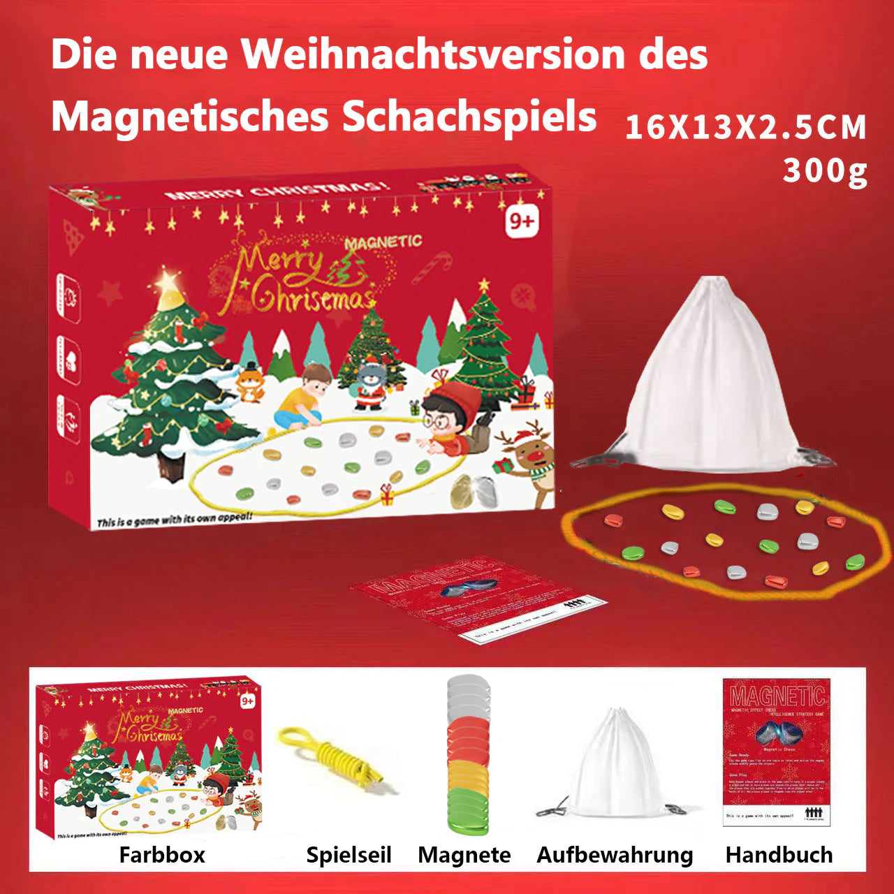 🎅🎄Магнитна шахматна игра Magnetic™✨Направете вашата игрална вечер магнетична🪄