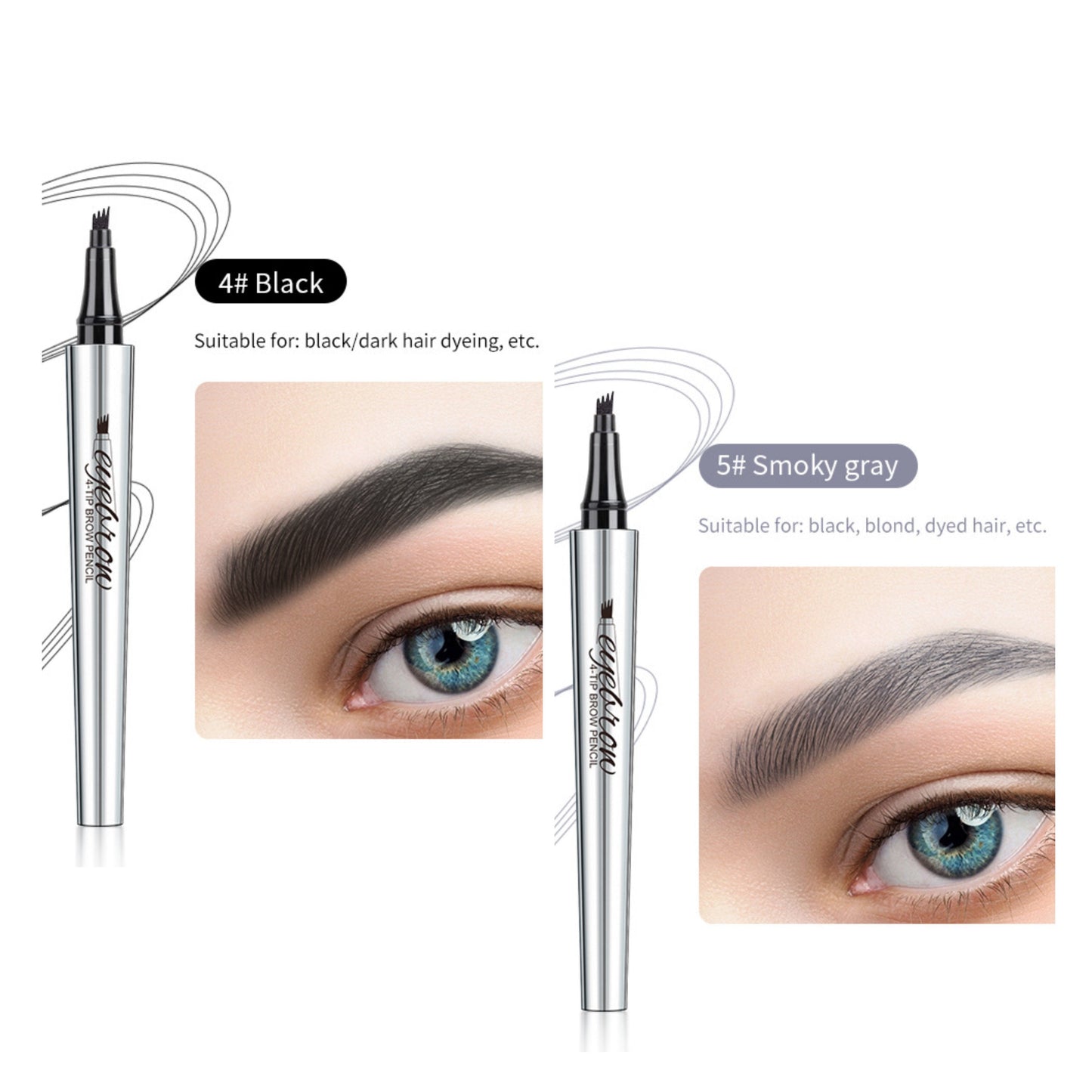 🔥Купуваш 1 получаваш 1 безплатно🔥Водоустойчива писалка за вежди 3D Microblading (2 бр.)