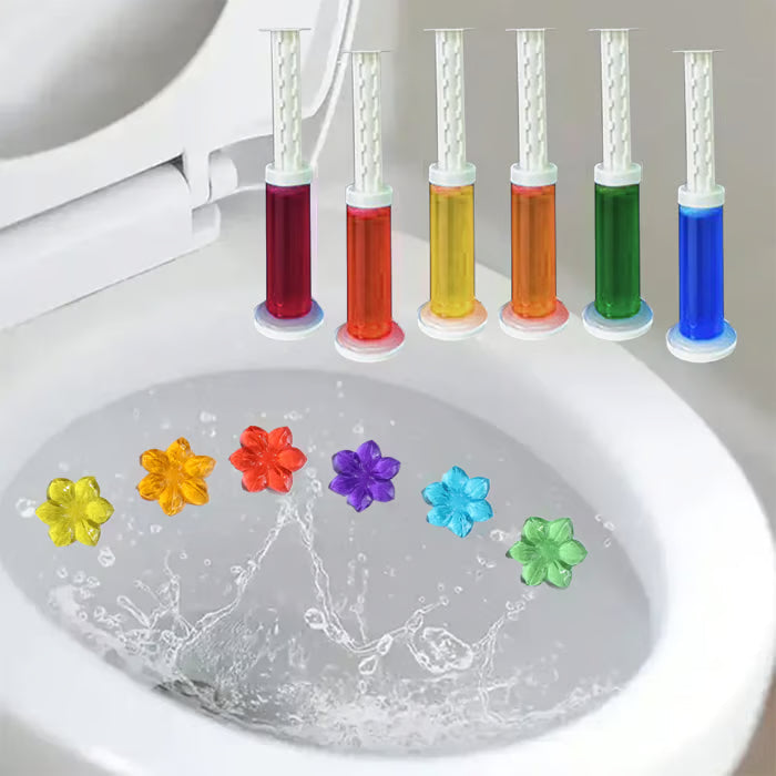🚽Цветя Тоалетна чистачка Гел печат🌸