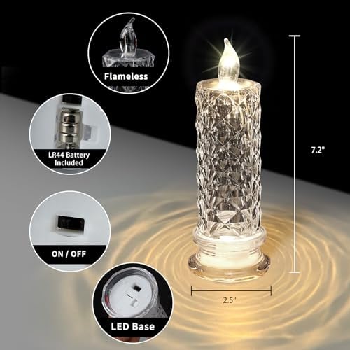 🎄🎅 LED свещи без пламък – безопасни, дълготрайни и изпълнени с празнично настроение ✨🕯️