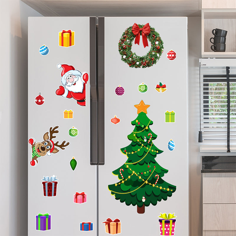 🎅🎄 Коледни 3D Картинени Магнитни Стикери