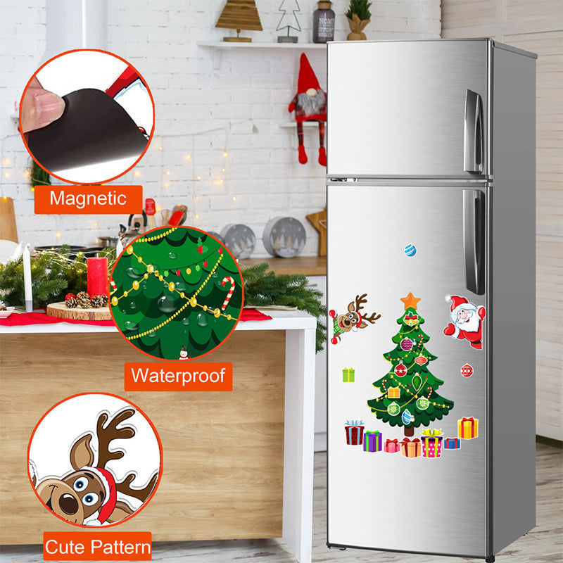 🎅🎄 Коледни 3D Картинени Магнитни Стикери