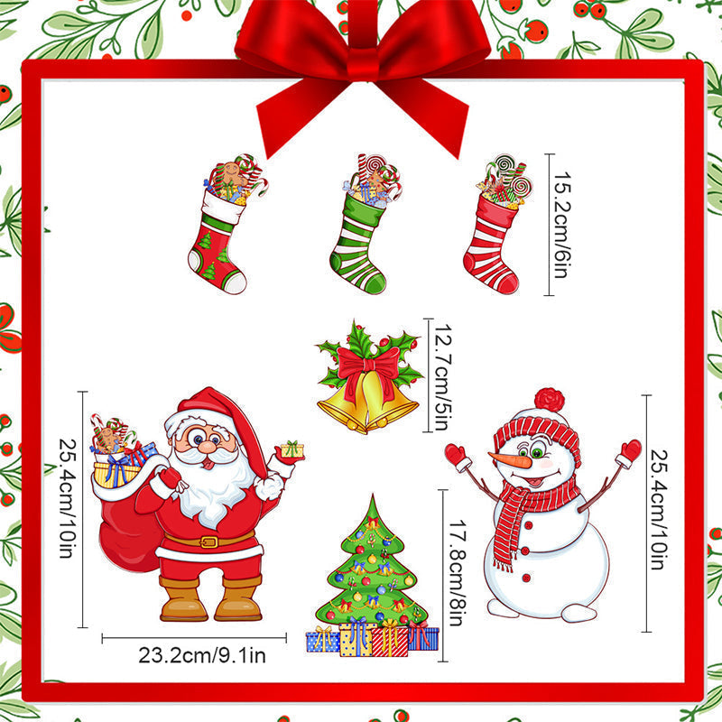 🎅🎄 Коледни 3D Картинени Магнитни Стикери