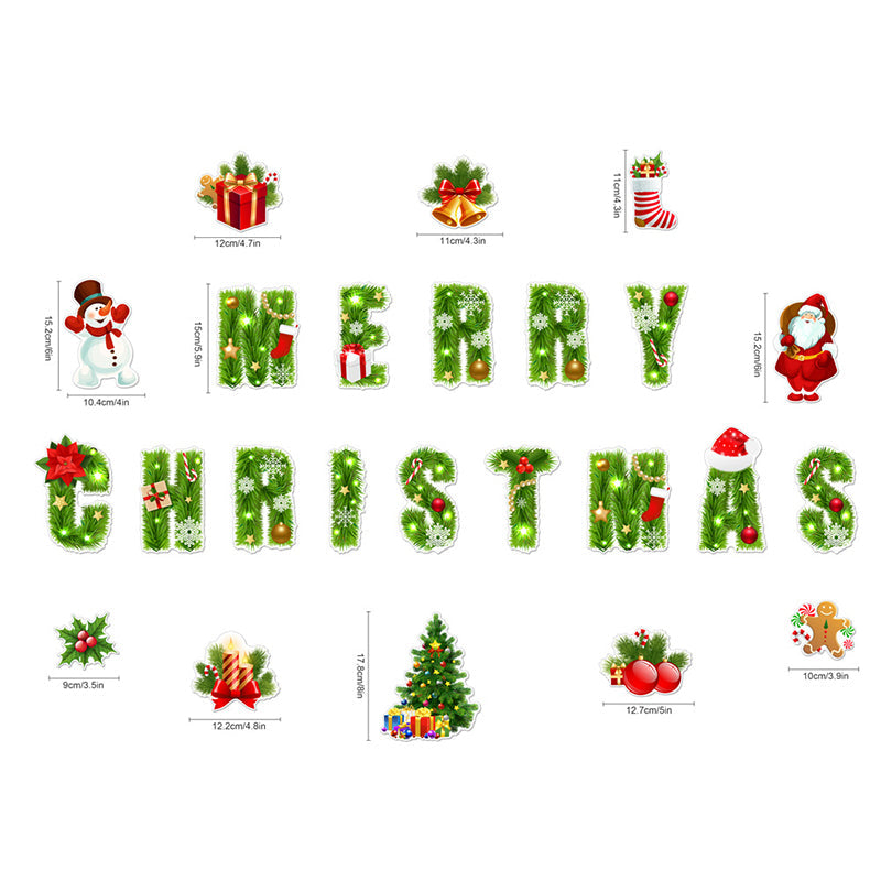 🎅🎄 Коледни 3D Картинени Магнитни Стикери