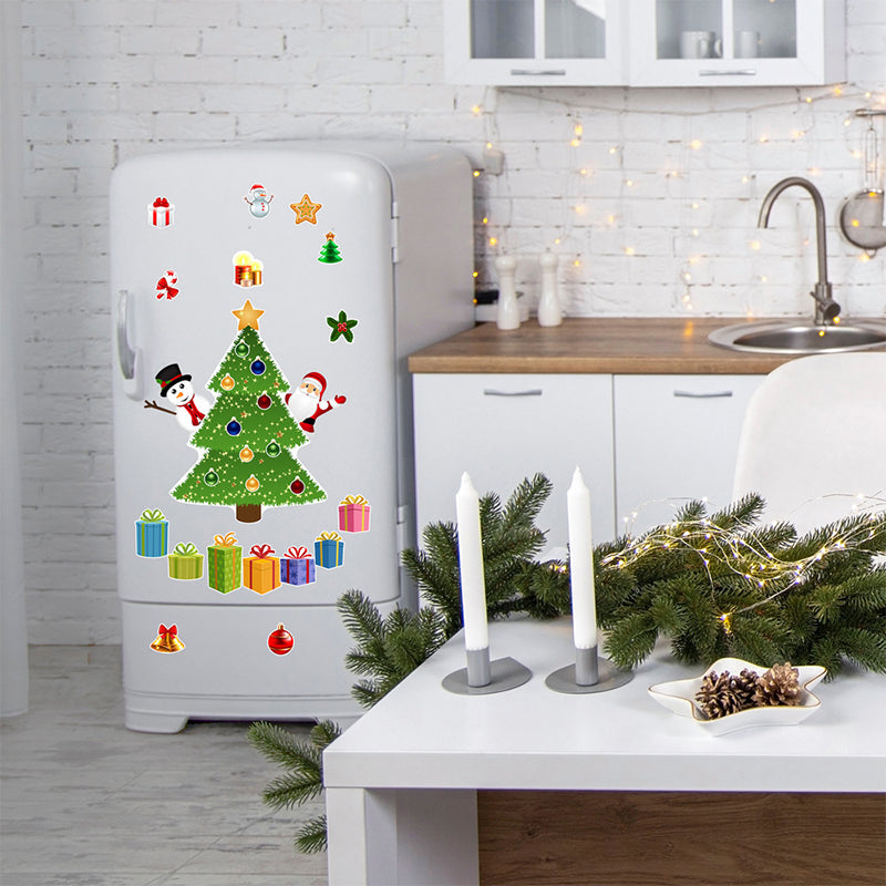 🎅🎄 Коледни 3D Картинени Магнитни Стикери