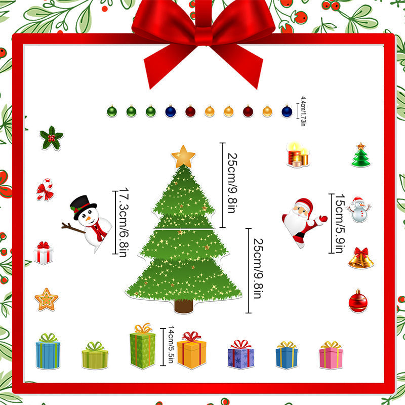 🎅🎄 Коледни 3D Картинени Магнитни Стикери