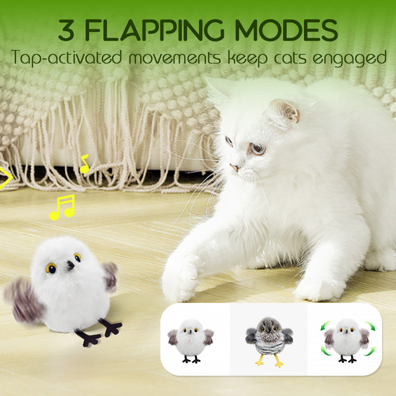 🎁🐱Интерактивна играчка за котки във формата на жива птица