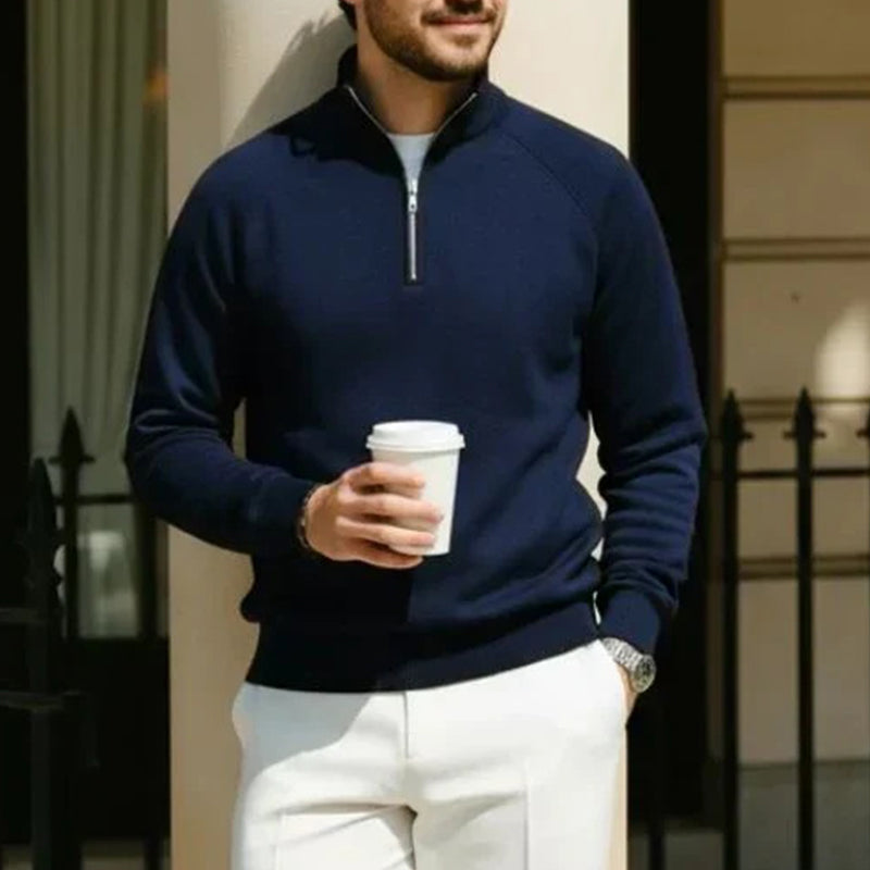 🧥 Men's High-Density Corduroy Pullover – Vertical Ribbed Texture & Unique Character