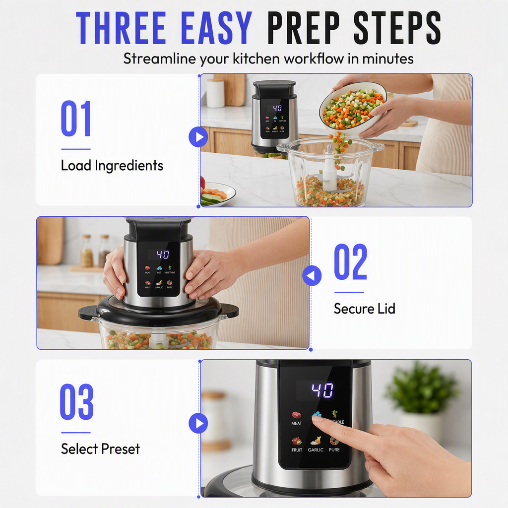 ⚡Electric Meat Grinder & Food Mincer – Powerful, Fast, Easy to Clean, Perfect for Home Cooking