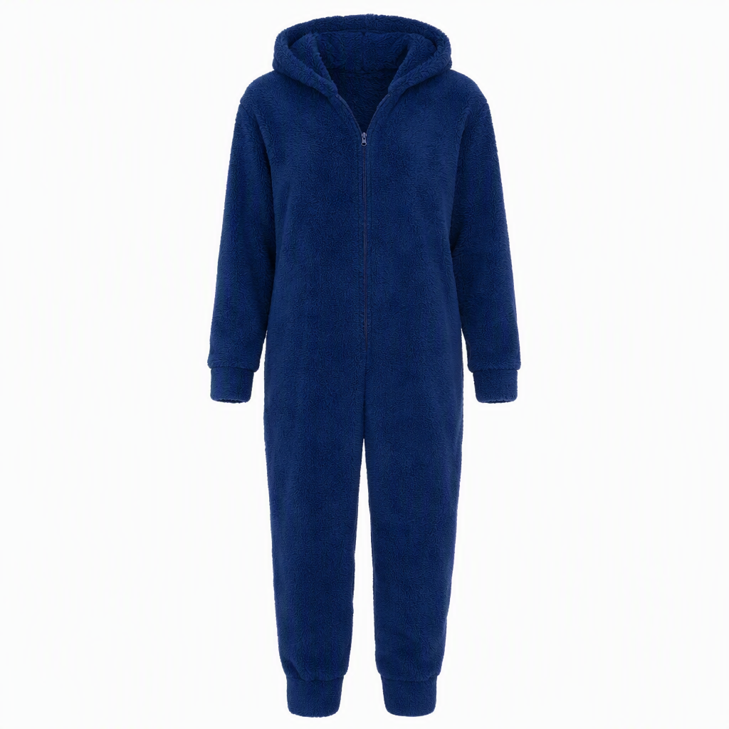 Women's Winter Warm Hooded Onesie Pajamas Jumpsuit