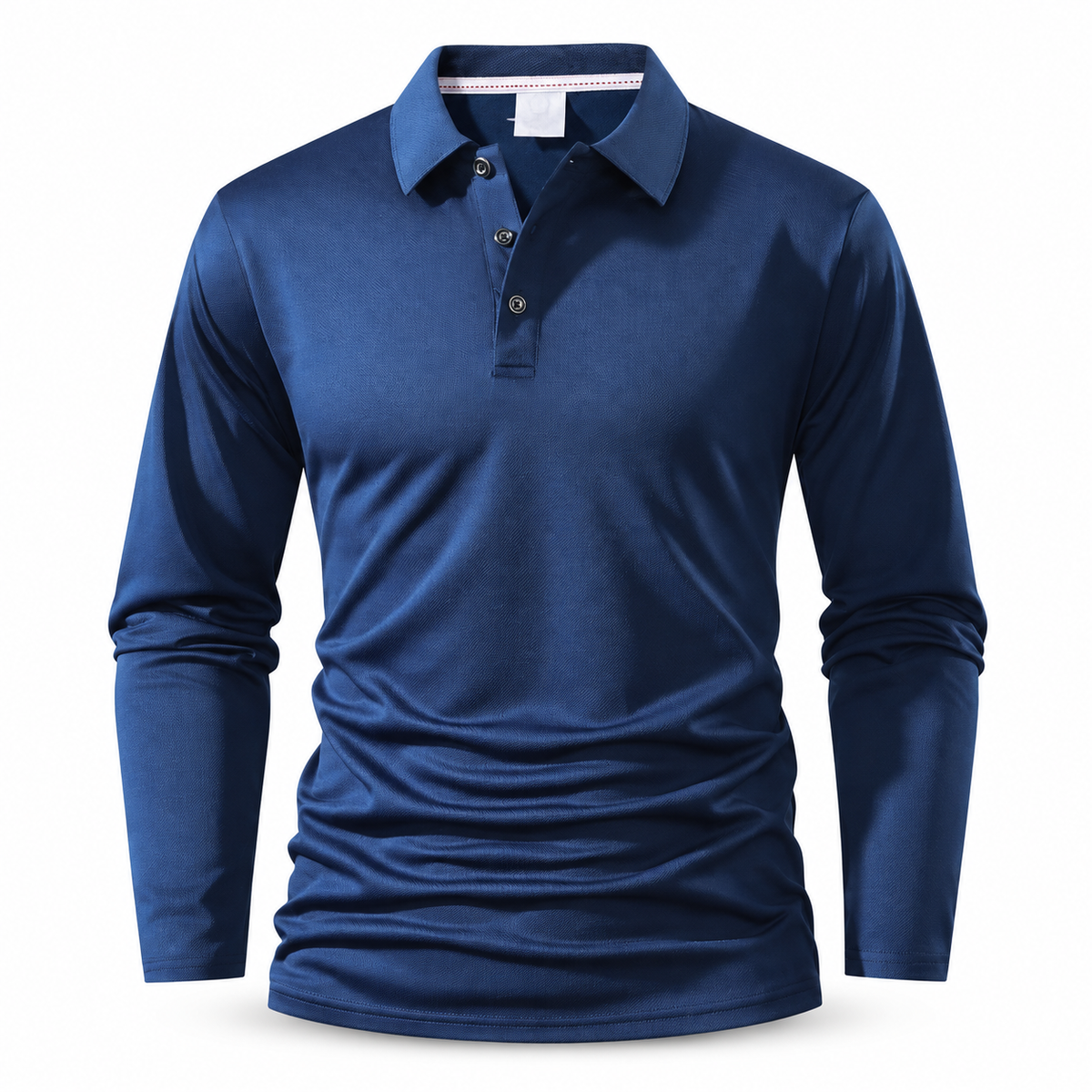 Long Sleeve Collared Tee – Smart Casual, Everyday Comfort