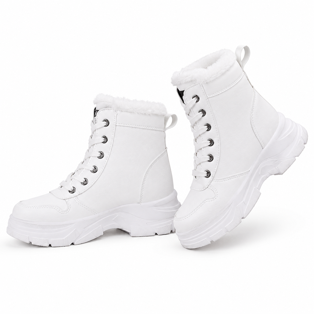 Women Winter Snow Boots Warm Plush Lined Thick High Top Ankle Boots