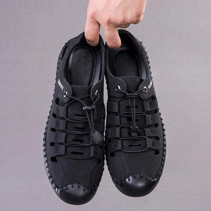 🔥Кожени сандали Aviator с увит пръст👞