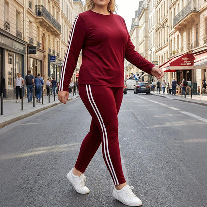 🔥Limited Time 70% OFF🏃‍♀️Women's 2-Piece Long Sleeve Tracksuit Set