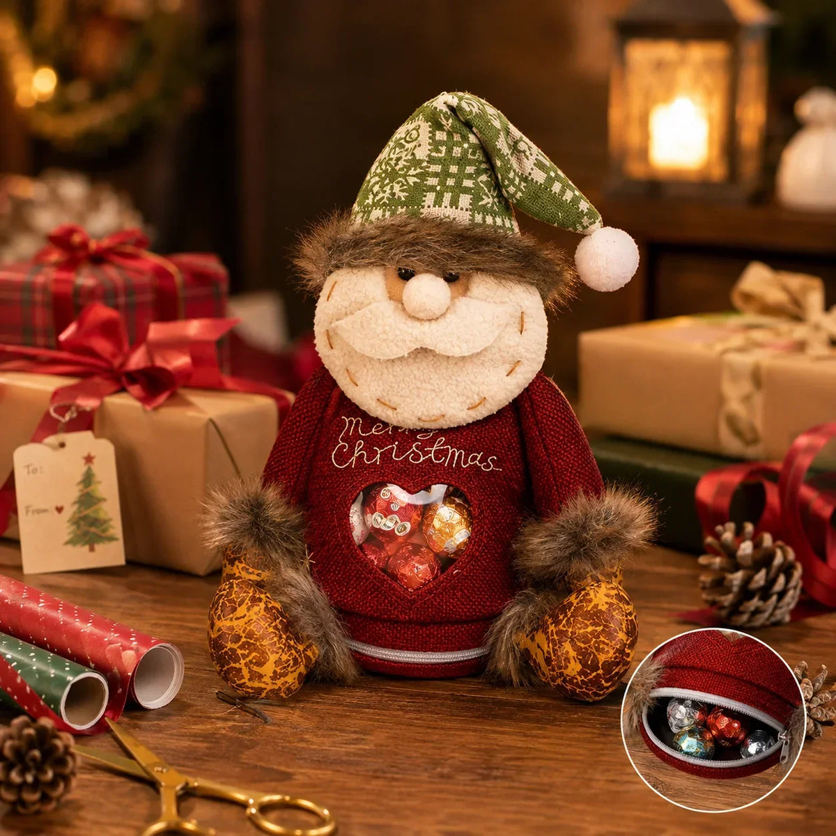 🎅Christmas Gift Bags Zipper Design