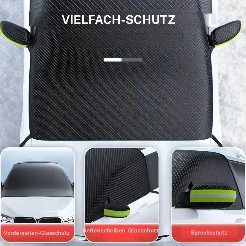 🚗✨Windschutzscheiben-Schutz – Magnetisch, Oxford-Stoff, Frost- & Schneeschutz