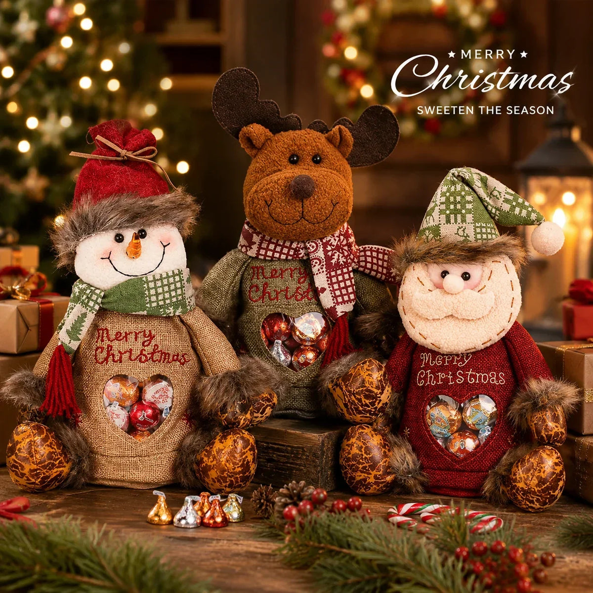 🎅Christmas Gift Bags Zipper Design
