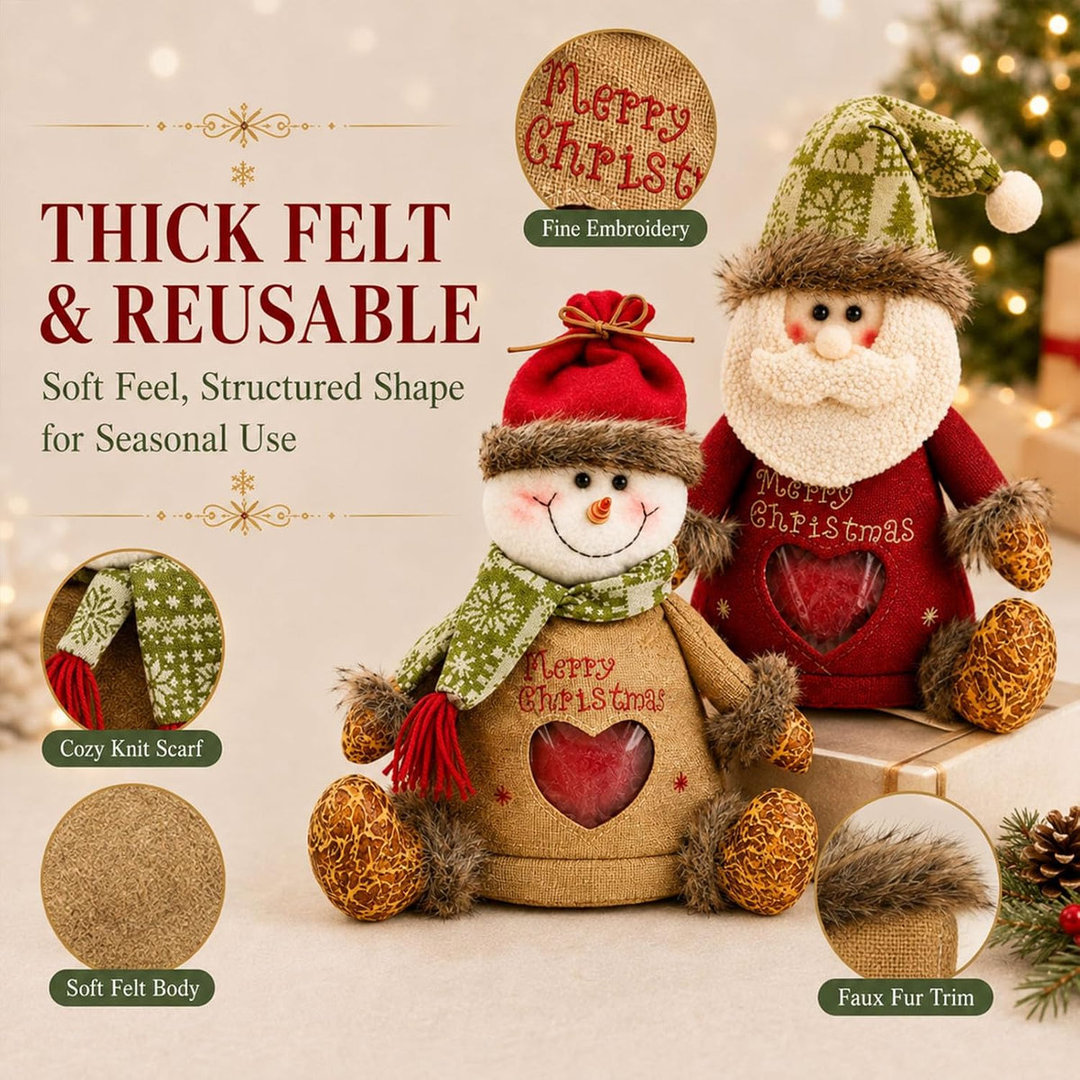 🎅Christmas Gift Bags Zipper Design