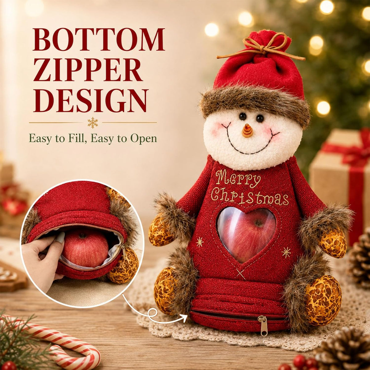 🎅Christmas Gift Bags Zipper Design