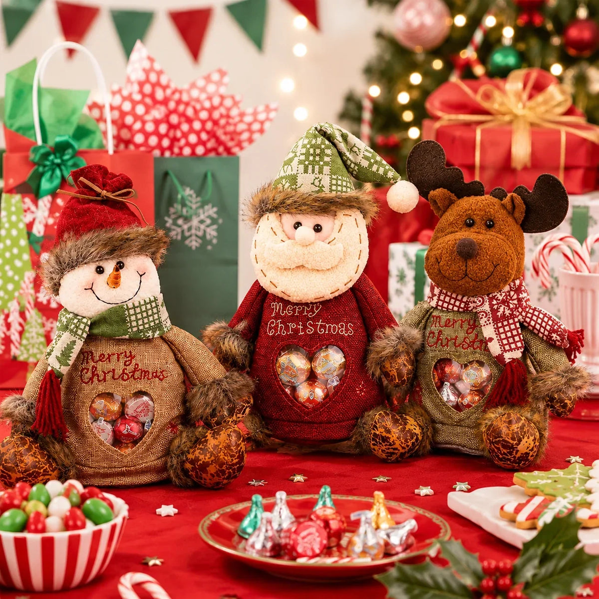 🎅Christmas Gift Bags Zipper Design