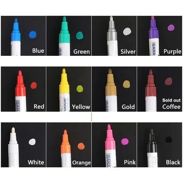 🌈🖌️ Waterproof Tyre Paint Pen – Vibrant colors, weatherproof & easy apply – Customize your tires with lasting style 🚗