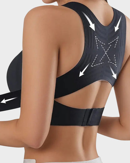 🎉LAST DAY SALE -70% OFF⚡Front Closure Cross-Back Wireless Posture Bra