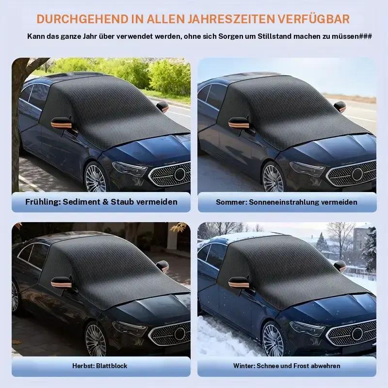 🚗✨Windschutzscheiben-Schutz – Magnetisch, Oxford-Stoff, Frost- & Schneeschutz