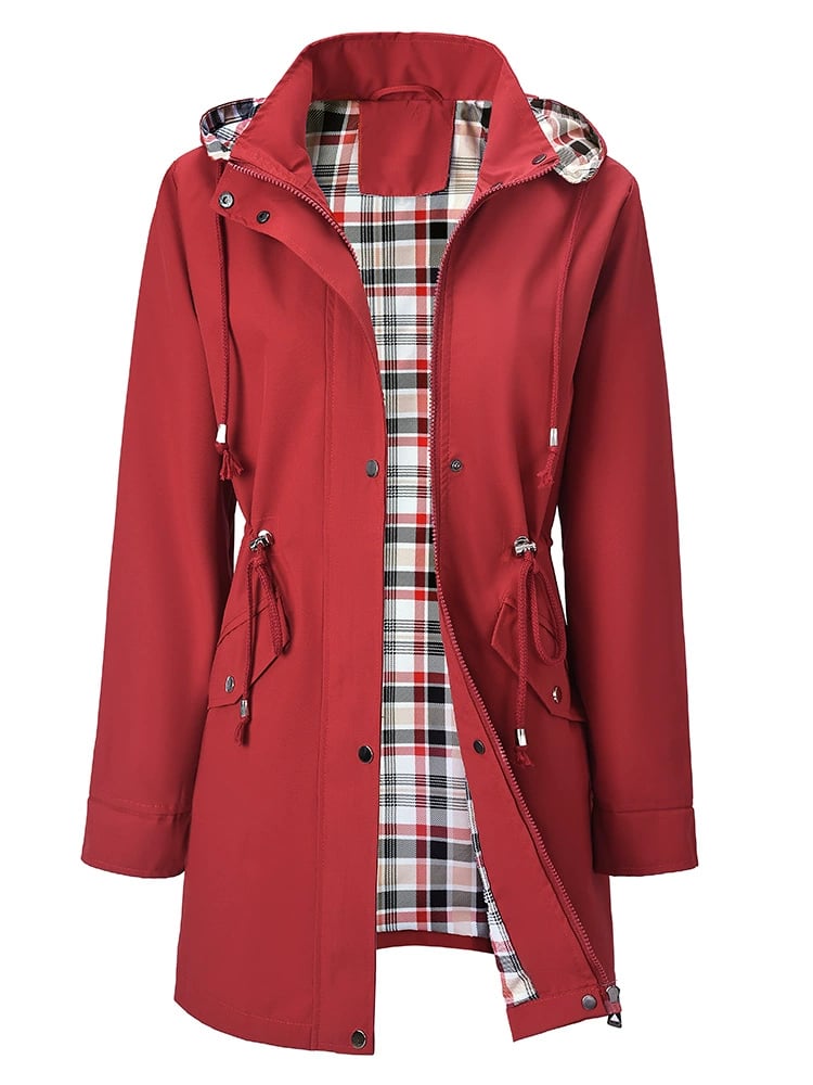 🔥This Week's Special Price:£25.99!!🧥💦Womens Chic. Lightweight. Waterproof Jacket🍃-Unleash Style and Durability in Any Storm!4