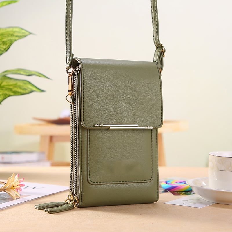 🏆Last Day Promotion：ONLY ￡9.99!!👜📱 Simple and elegant women's touchscreen crossbody phone wallet