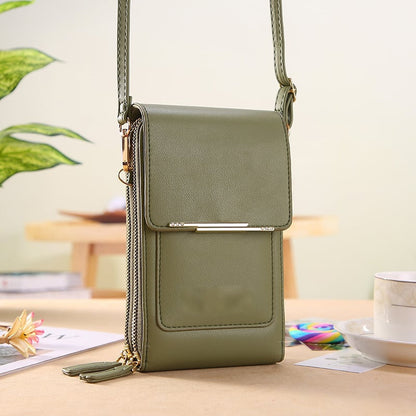 🏆Last Day Promotion：ONLY ￡9.99!!👜📱 Simple and elegant women's touchscreen crossbody phone wallet