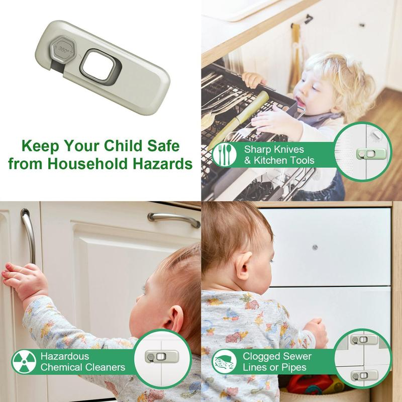 🚨 LIMITED-TIME 50% OFF! 🔒 Multifunctional Child Proof Refrigerator Locks – Secure, Invisible, Simple Install ✨