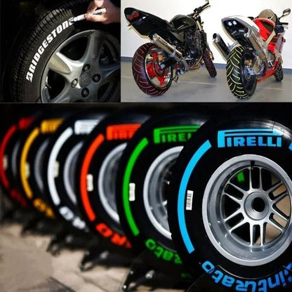 🌈🖌️ Waterproof Tyre Paint Pen – Vibrant colors, weatherproof & easy apply – Customize your tires with lasting style 🚗