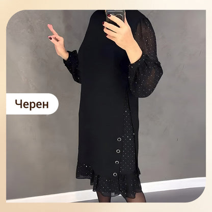 【M-3XL】Есенна и зимна модна рокля