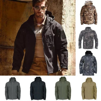 ⏳LAST DAY SALE!!💥 Built for Wind & Rain🌧️Men's Waterproof Insulated Outdoor Jacket