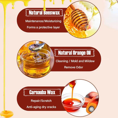 🔥Купете 1 и получете 1 безплатно 🍯Натурален балсам за дърво с пчелен восък и портокалово масло🫧.