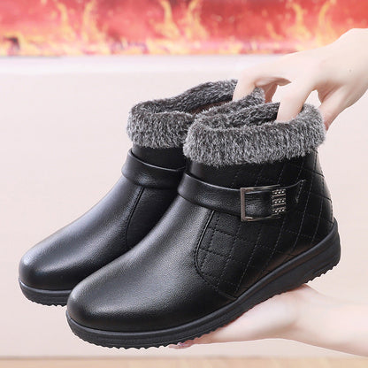 Women's Winter Soft Boots with Faux Fur Lining