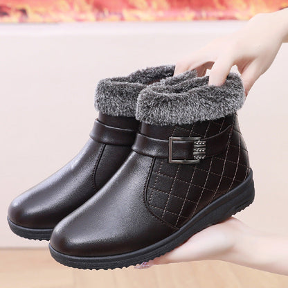 Women's Winter Soft Boots with Faux Fur Lining