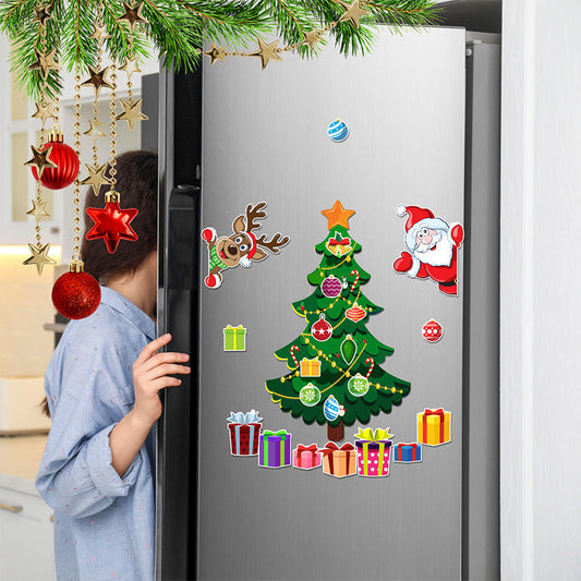 🎅🎄 Коледни 3D Картинени Магнитни Стикери