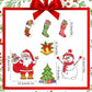 🎅🎄 Коледни 3D Картинени Магнитни Стикери