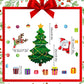 🎅🎄 Коледни 3D Картинени Магнитни Стикери
