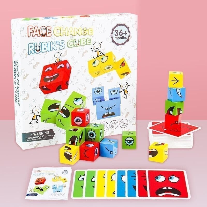 💖 5D пъзел семейна игра променящи се лица