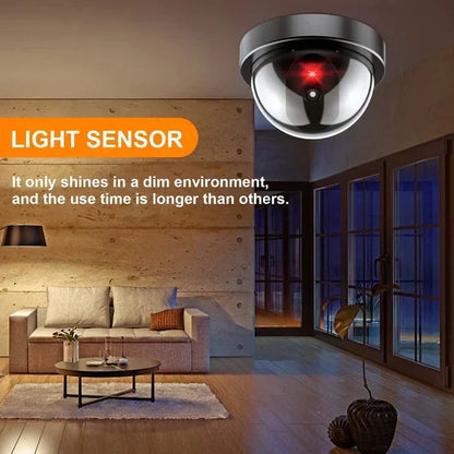 📹💡Simulation Surveillance Camera with Lights – Realistic Deterrent, Easy to Install, Indoor & Outdoor Use