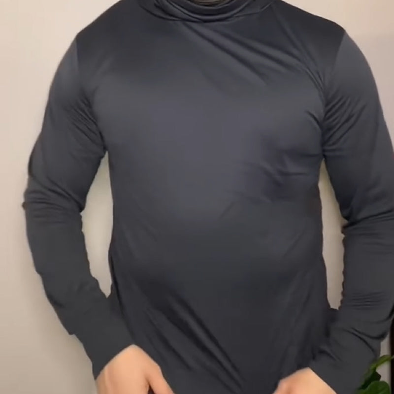 🥳SUMMER HOT SALE🥳💞50K+ SOLD!💥50% OFF! 🔥 Men's Lightweight Quick-Dry UV Protection Hoodie – Built-in Face Cover, 4-Way Stretch & Sweat-Wicking 💨