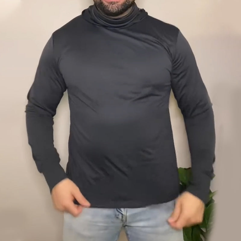 🥳SUMMER HOT SALE🥳💞50K+ SOLD!💥50% OFF! 🔥 Men's Lightweight Quick-Dry UV Protection Hoodie – Built-in Face Cover, 4-Way Stretch & Sweat-Wicking 💨