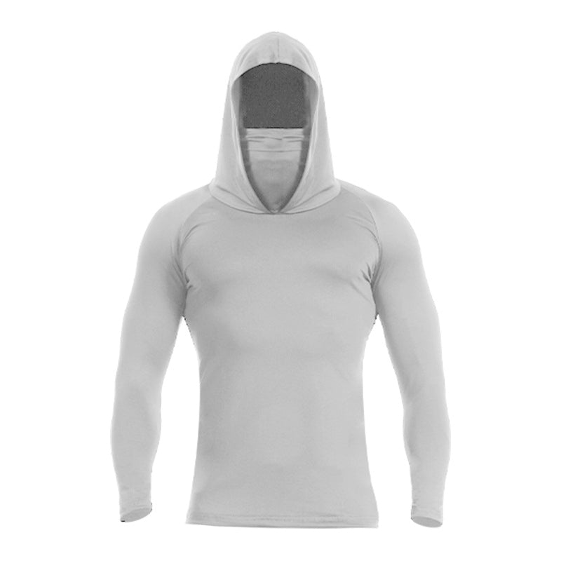 🥳SUMMER HOT SALE🥳💞50K+ SOLD!💥50% OFF! 🔥 Men's Lightweight Quick-Dry UV Protection Hoodie – Built-in Face Cover, 4-Way Stretch & Sweat-Wicking 💨