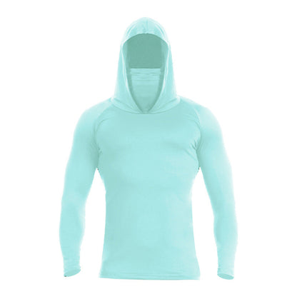🥳SUMMER HOT SALE🥳💞50K+ SOLD!💥50% OFF! 🔥 Men's Lightweight Quick-Dry UV Protection Hoodie – Built-in Face Cover, 4-Way Stretch & Sweat-Wicking 💨