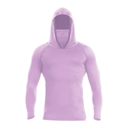🥳SUMMER HOT SALE🥳💞50K+ SOLD!💥50% OFF! 🔥 Men's Lightweight Quick-Dry UV Protection Hoodie – Built-in Face Cover, 4-Way Stretch & Sweat-Wicking 💨