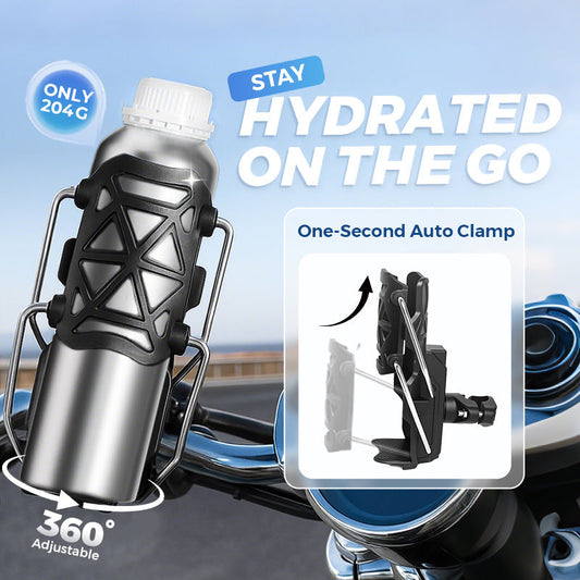 🚲✨Cycling Bottle Holder + Cleaning Brush – Universal & Secure