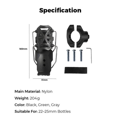 🚲✨Cycling Bottle Holder + Cleaning Brush – Universal & Secure