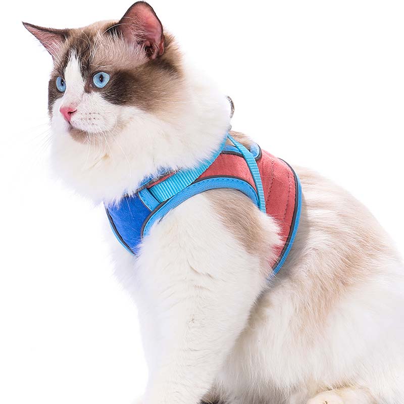 🐱Отразяваща котешка каишка с повод против бягство✨